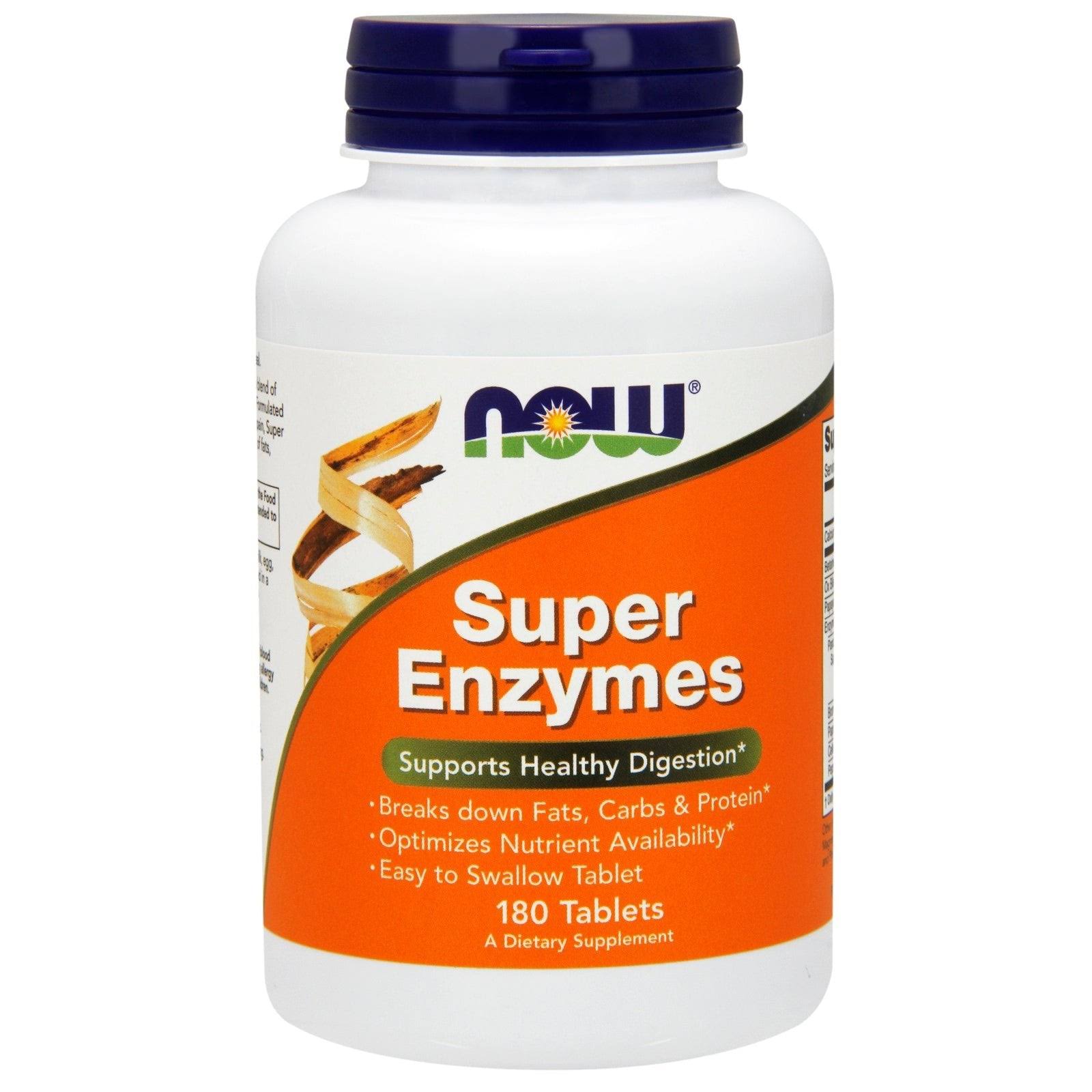 NOW Foods Super Enzymes - 180Tablets