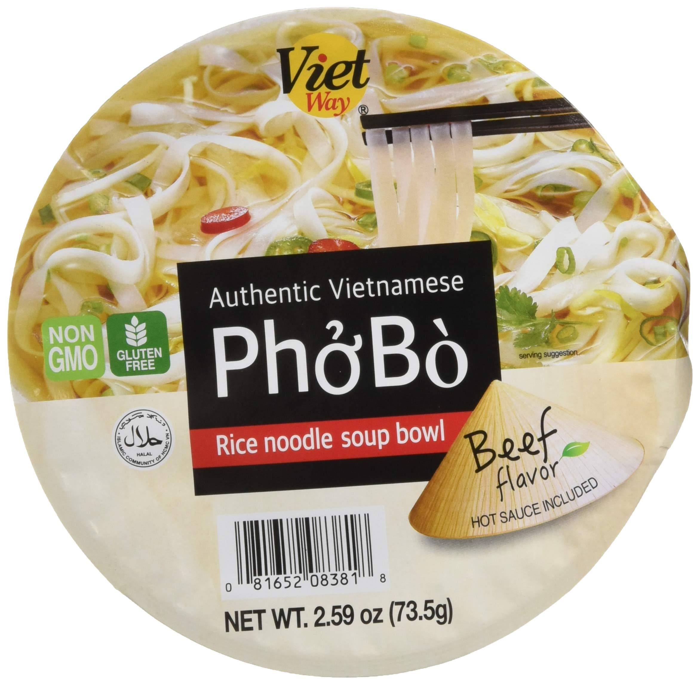 Viet Way Rice Noodle Soup, Beef Flavor - 2.59 oz