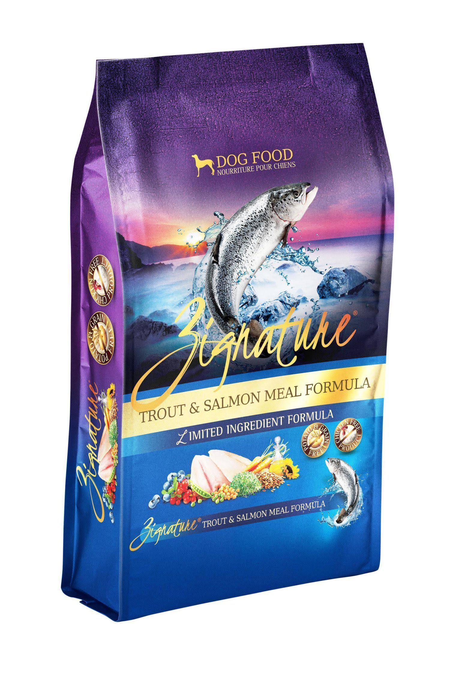 Zignature Dog Food - Dry, Trout and Salmon Meal Formula, 13.5lb