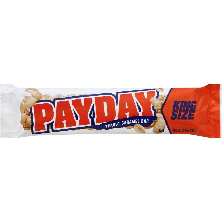Payday Peanut Caramel Bar - King Size, 3.4oz