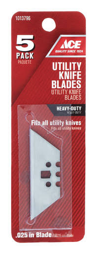 Ace Utility Knife Blades - 5 Blades