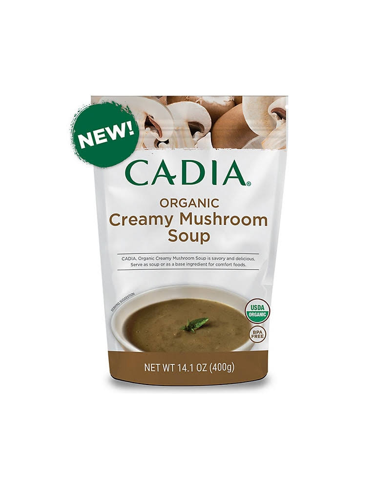 Cadia - Organic Creamy Mushroom Soup, 14.1 oz