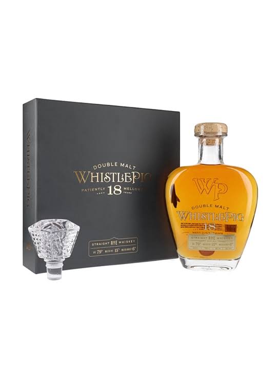 WhistlePig 18 Year Old Double Malt Rye Whiskey 70cl