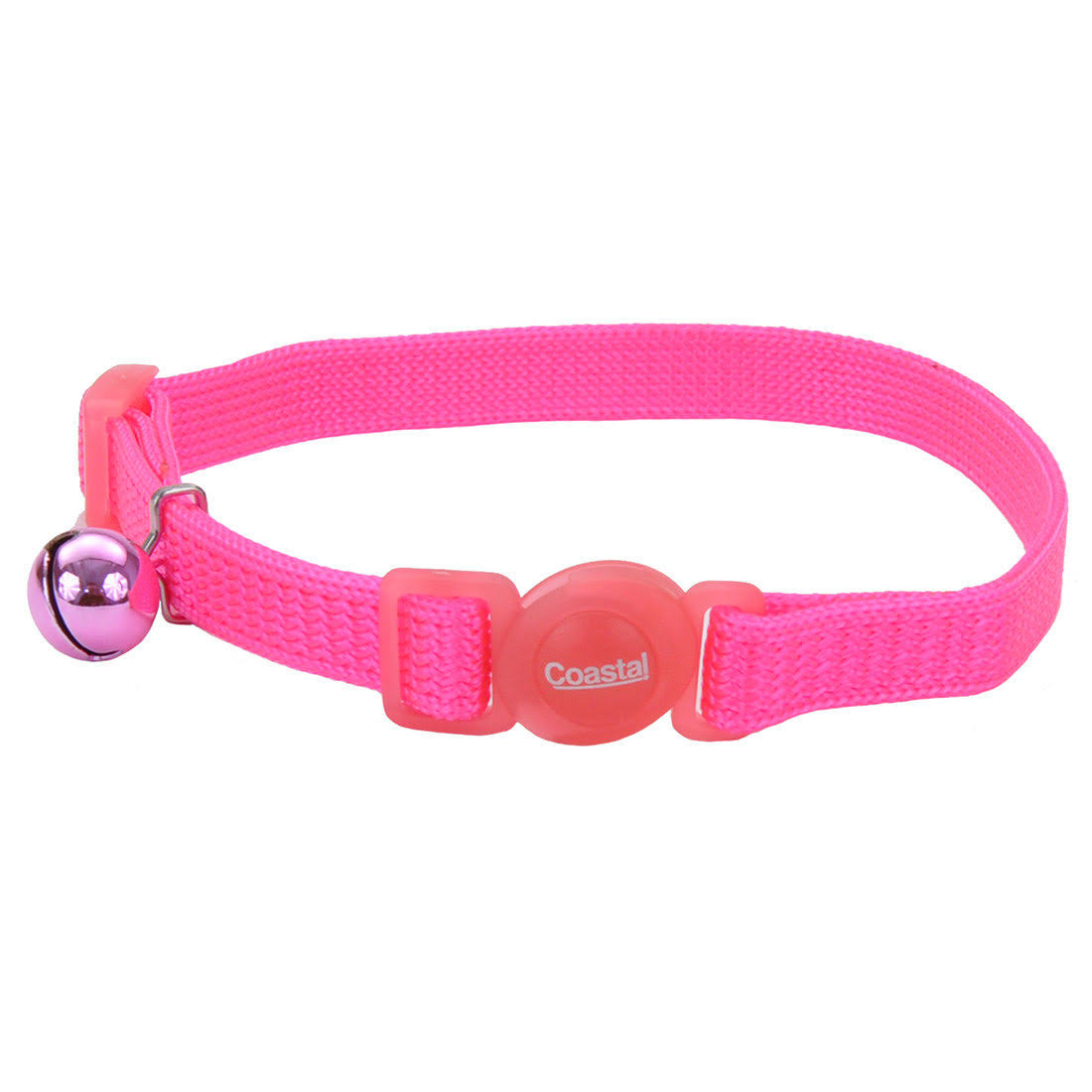 Coastal Pet Products Safe Cat Adjustable Breakaway Collar - Neon Pink