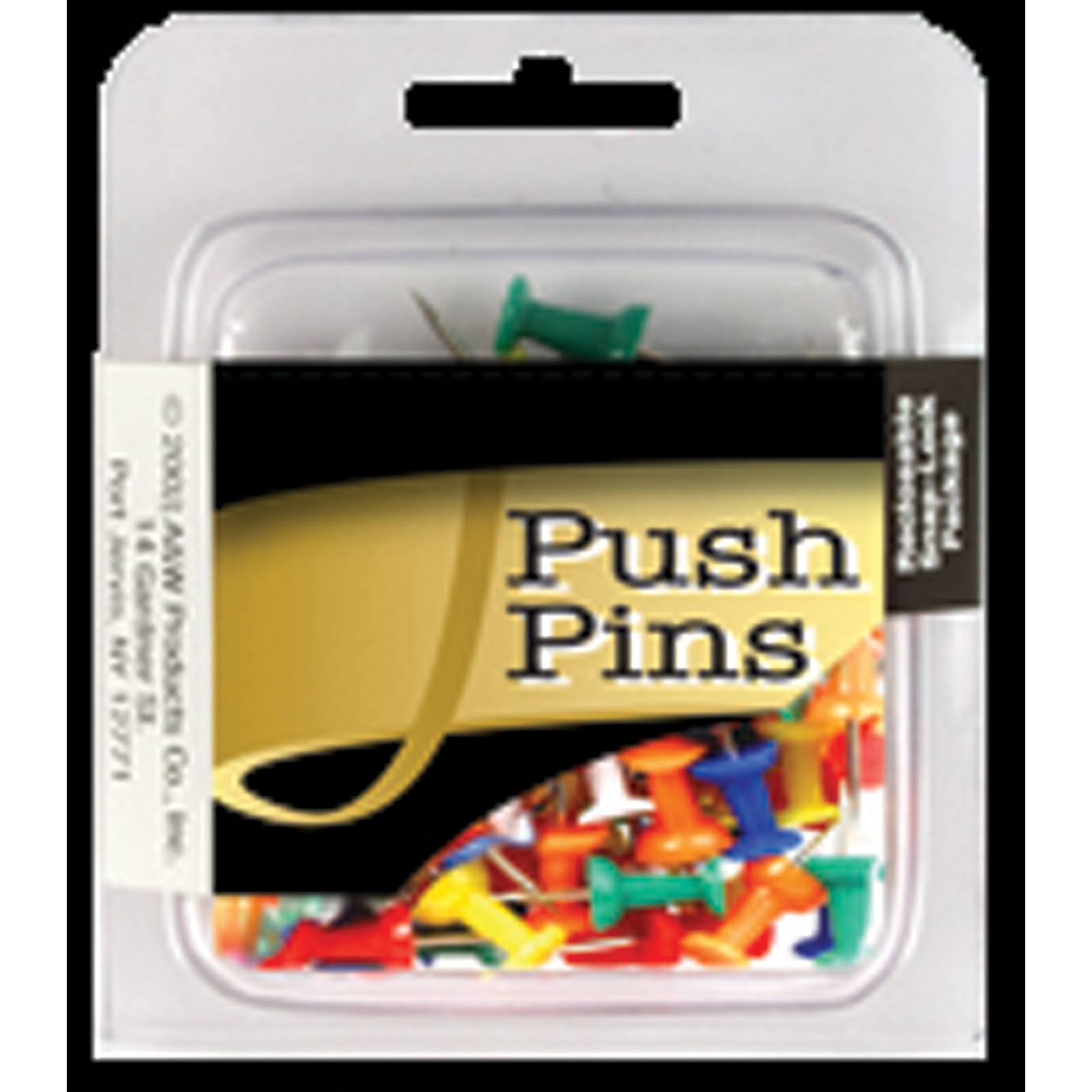 A & W Push Pins - 50 pins