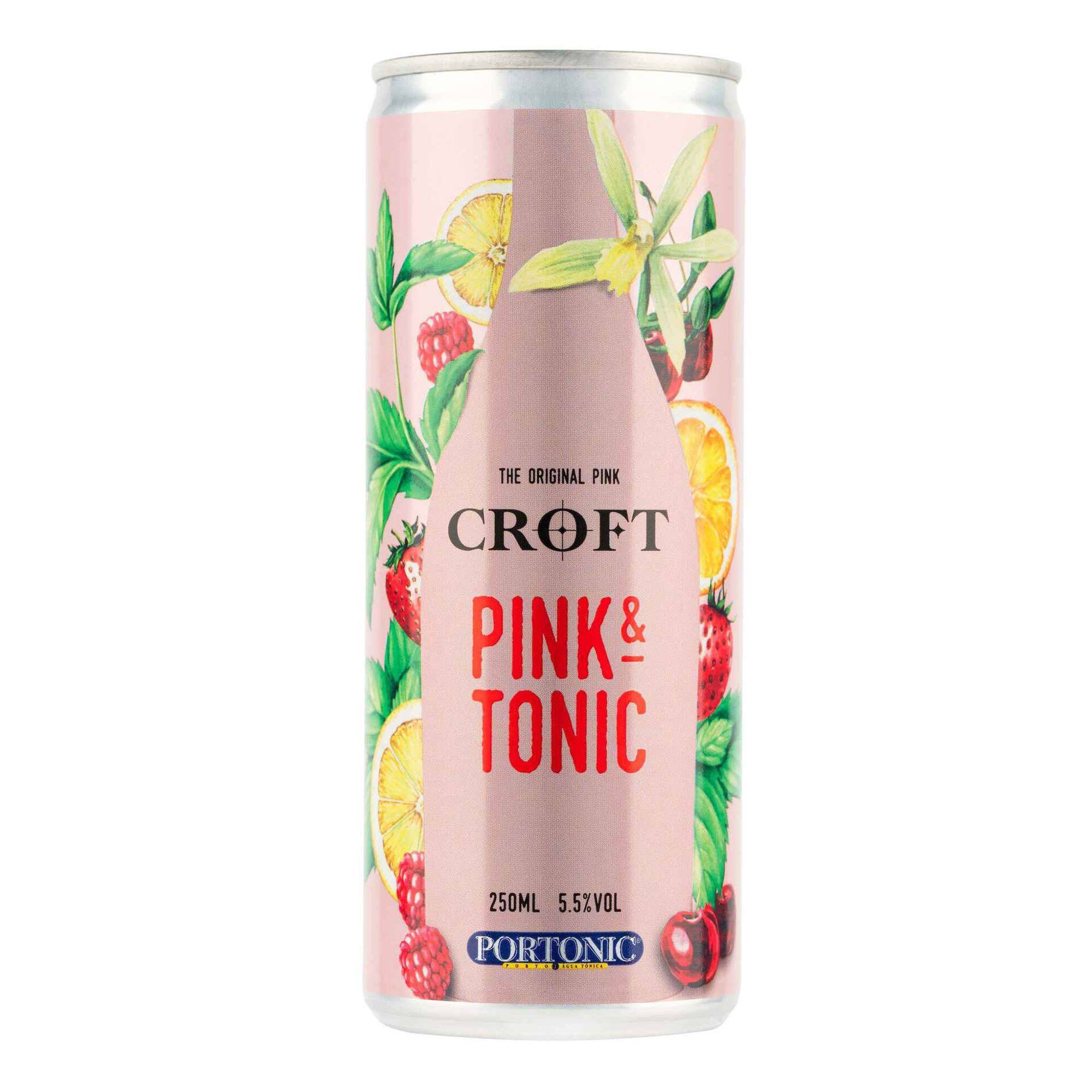 Croft Pink & Tonic 250ml can - Mitchell & Son Wine Merchants