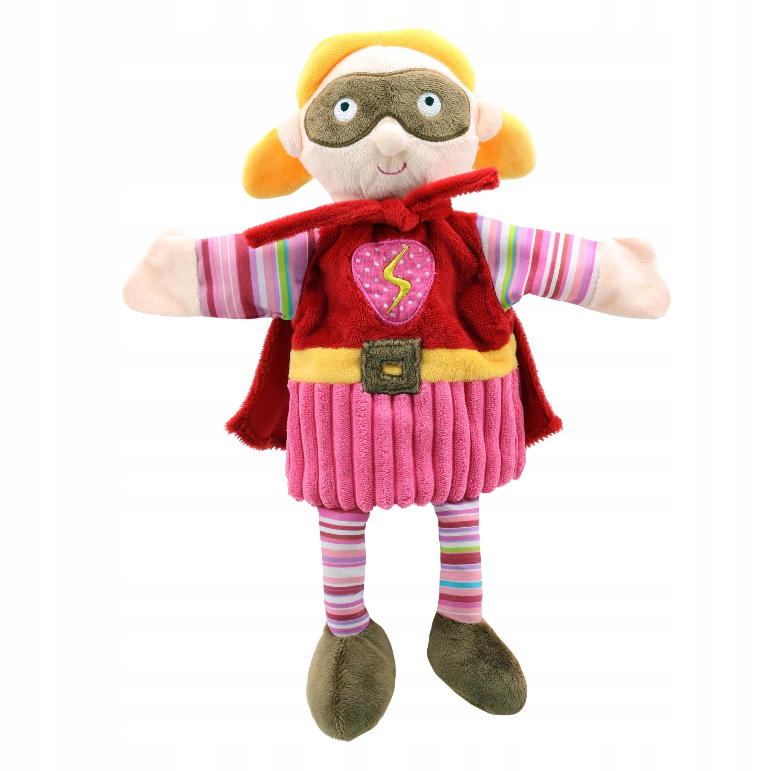 The Puppet Company Super Hero PC001902 Story Telling Hand Puppet Pink