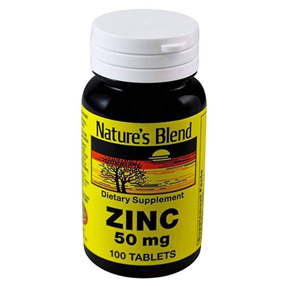 Nature's Blend Zinc Gluconate Vitamins Tablets - 50mg, 100ct
