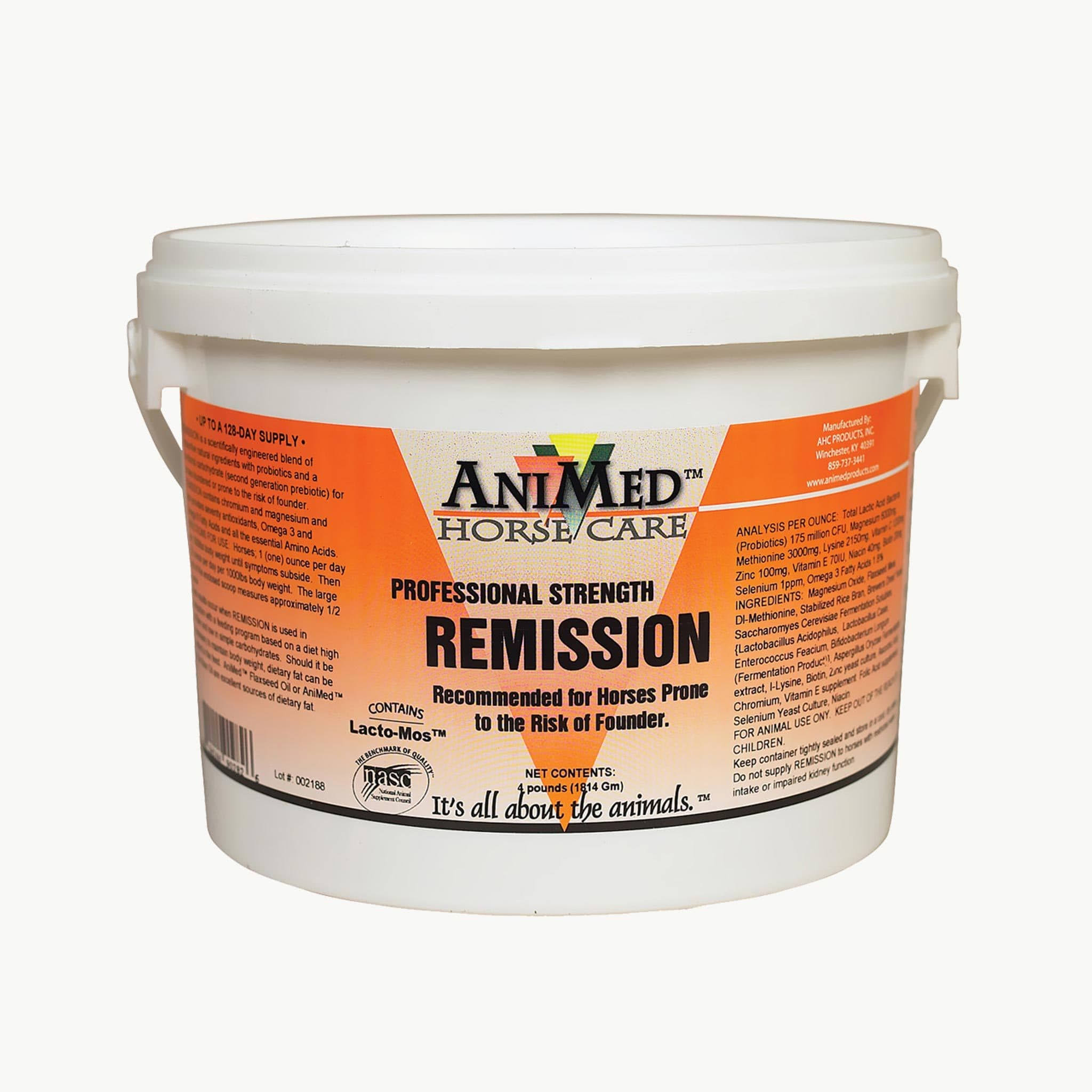 AniMed Professional Strength Remission Supplement For Horses - 4 lbs