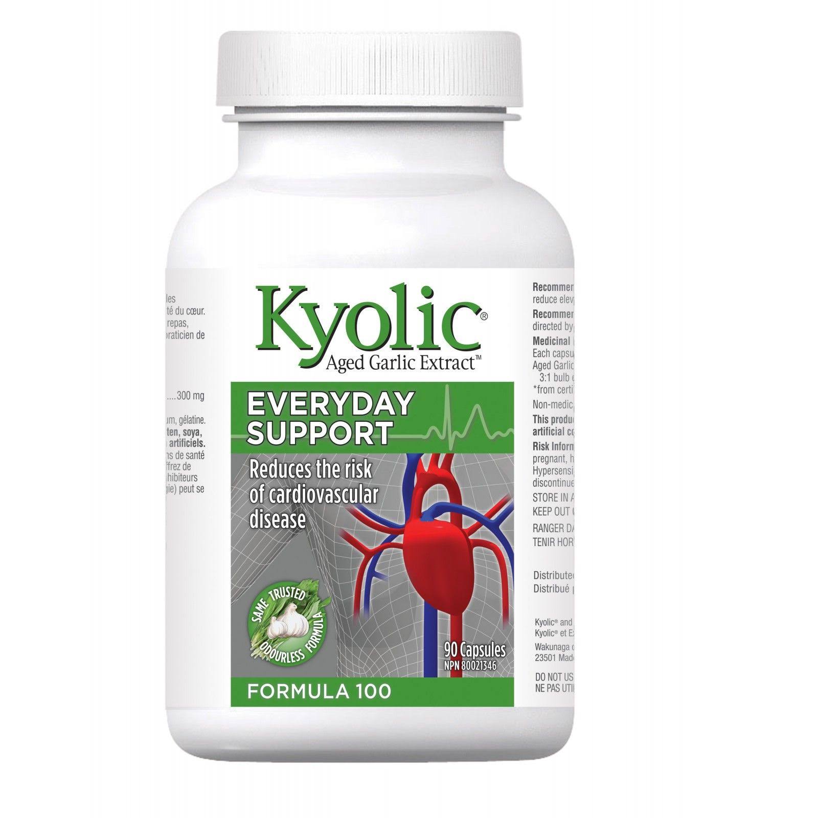 Kyolic Formula 100 Supplement - 90 Capsules