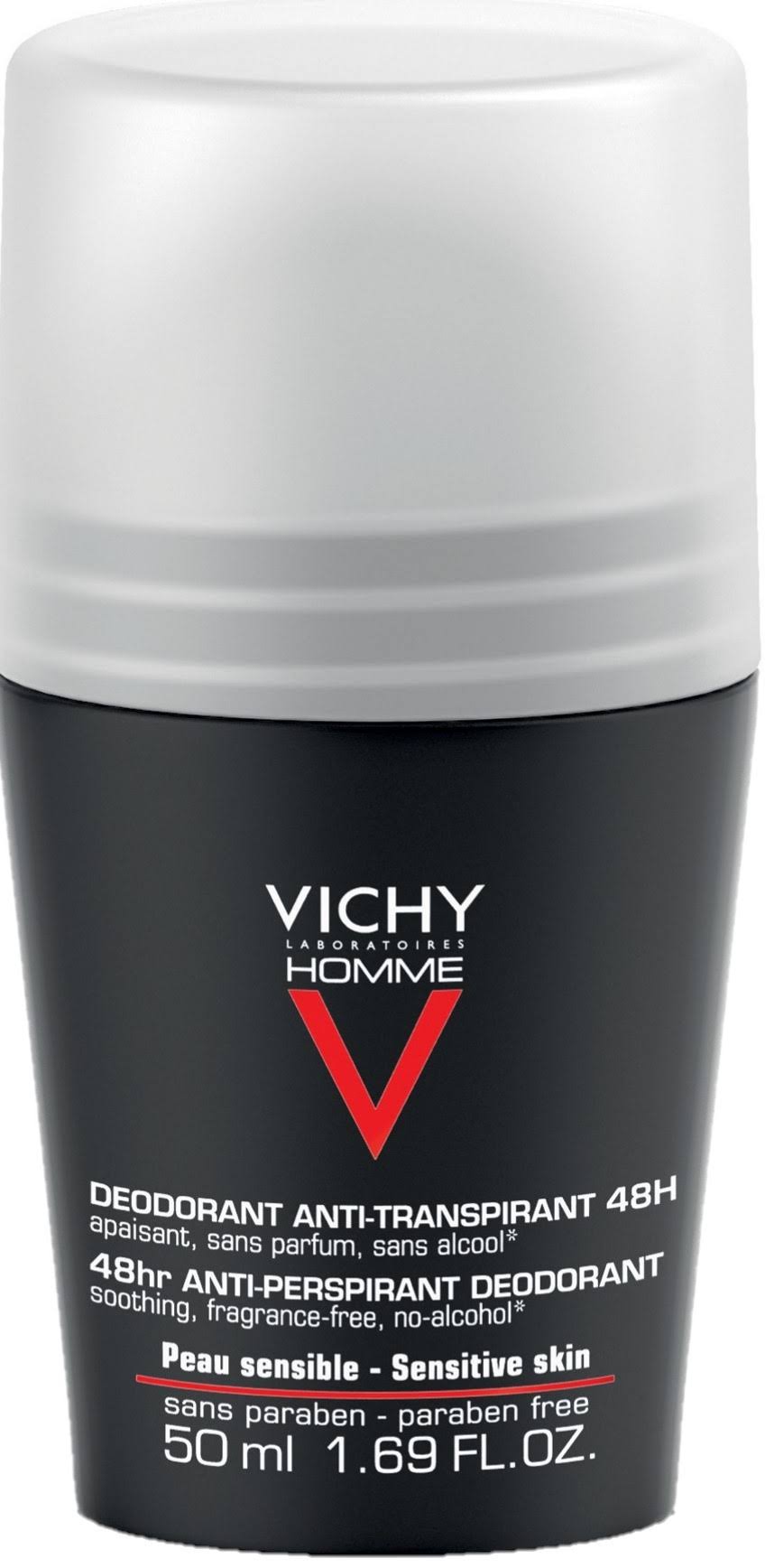 Vichy Homme Roll-On Deodorant Sensitive Skin 50ml