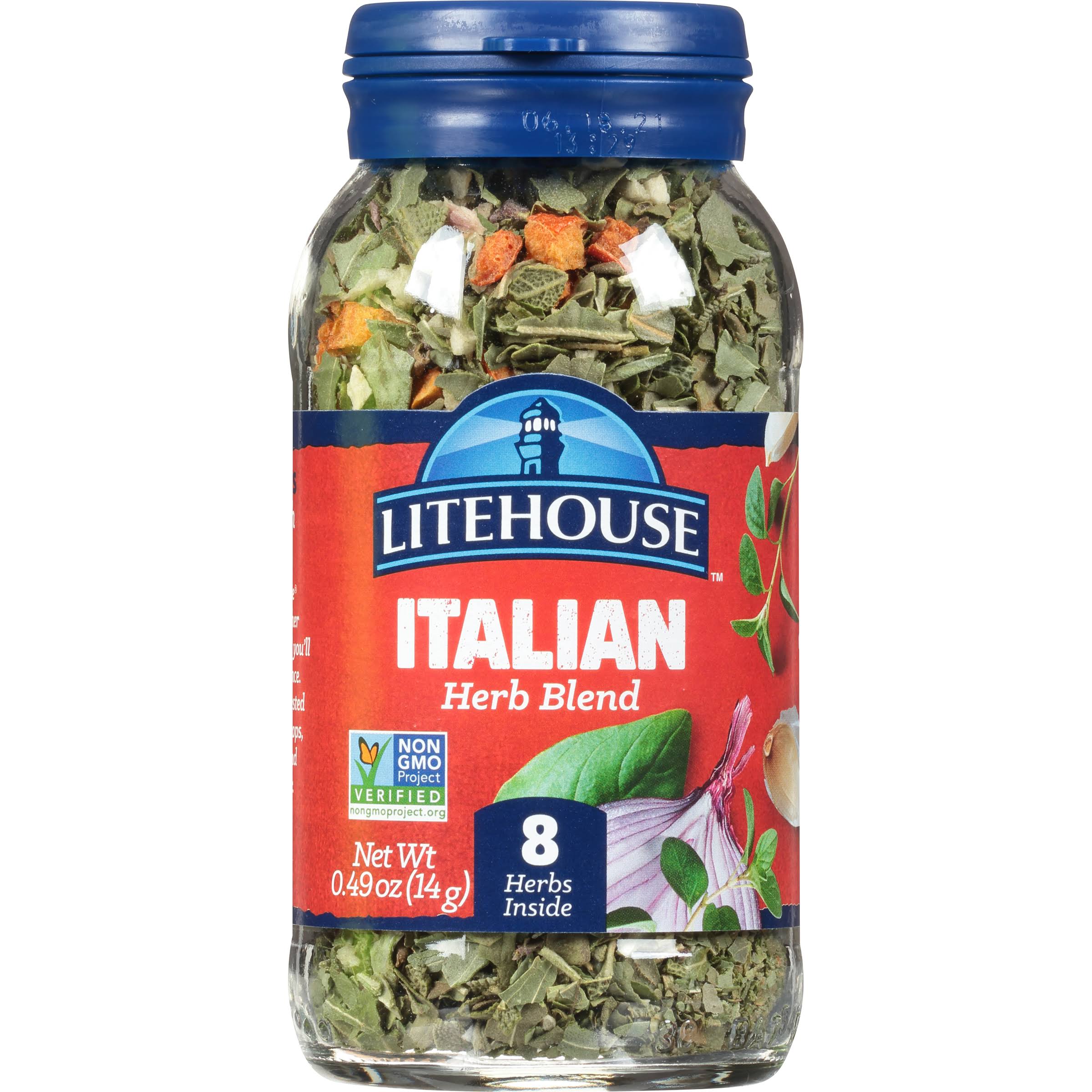 Litehouse Herb Blend, 8 Herbs, Italian - 0.49 oz