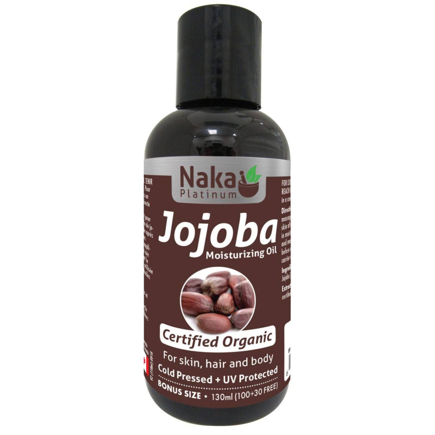100% Pure Jojoba Moisturizing Oil - 100ml + 30ml Bonus