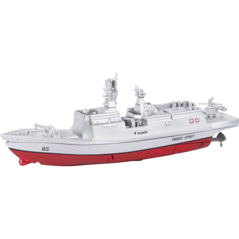 battleship mini 15,5 x 3,85 x 5,7 cm junior red 4-piece