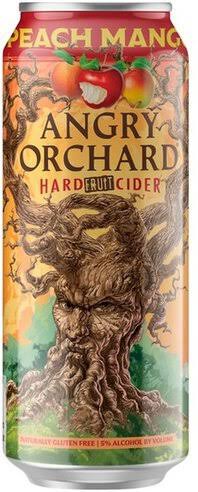 Angry Orchard Hard Fruit Cider, Peach Mango - 24 fl oz