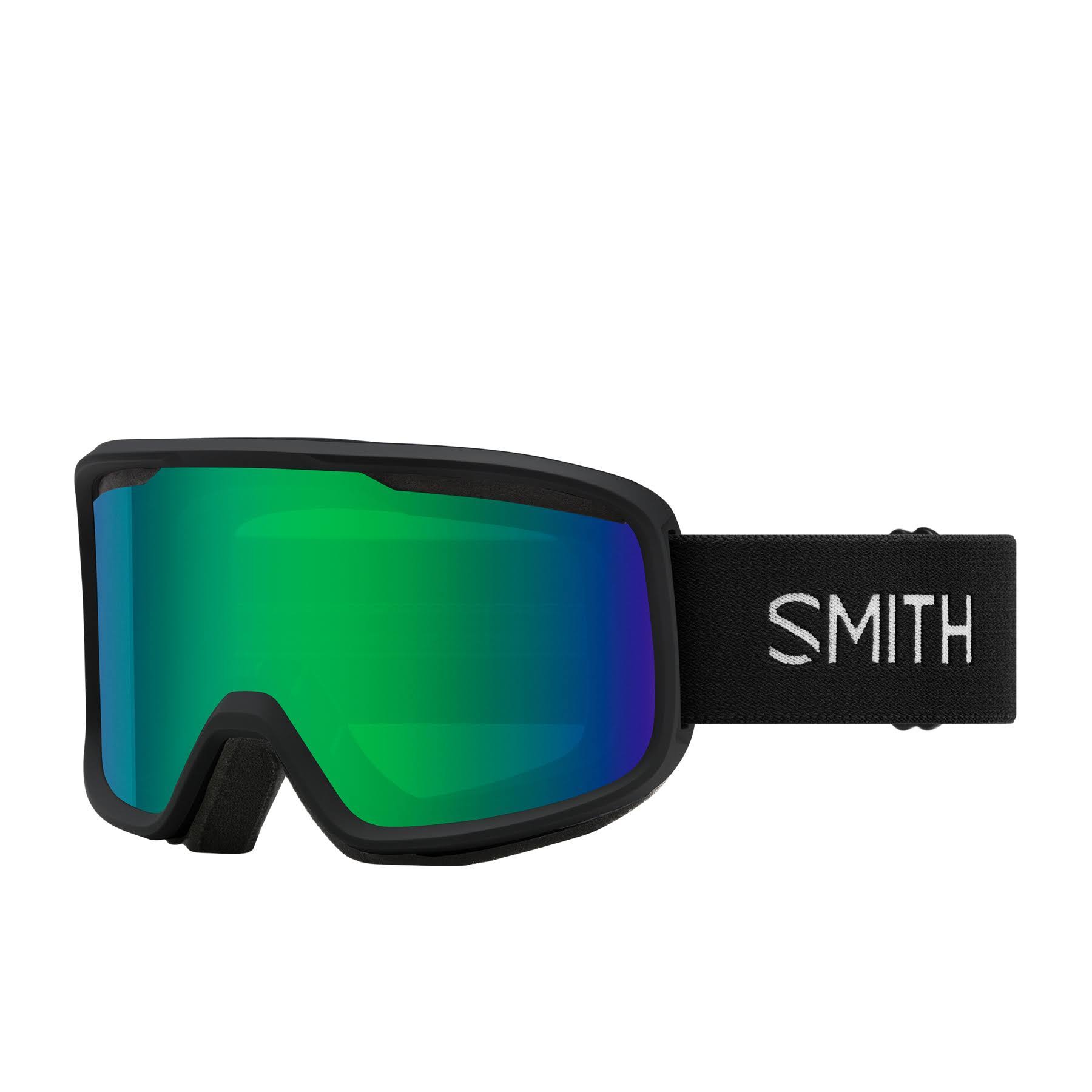 Smith Frontier Goggles - Black/Green Sol-X Mirror