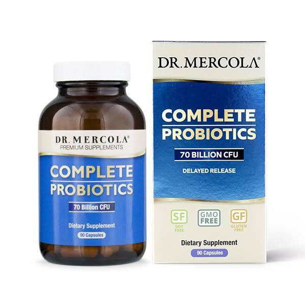 Dr. Mercola Complete Probiotics Probiotic Supplement - 180 Capsules
