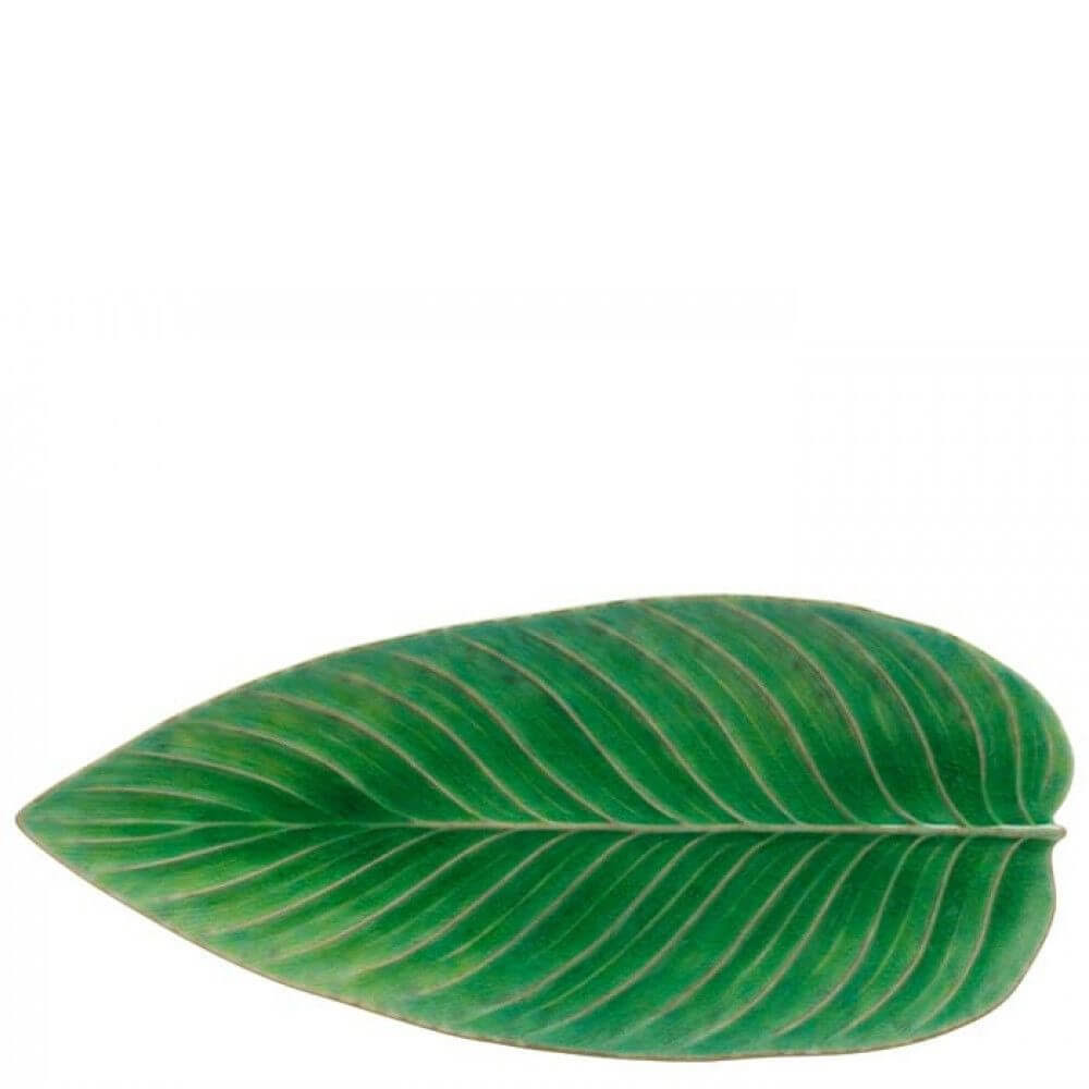 Costa Nova Riviera Strelizia Leaf Platter