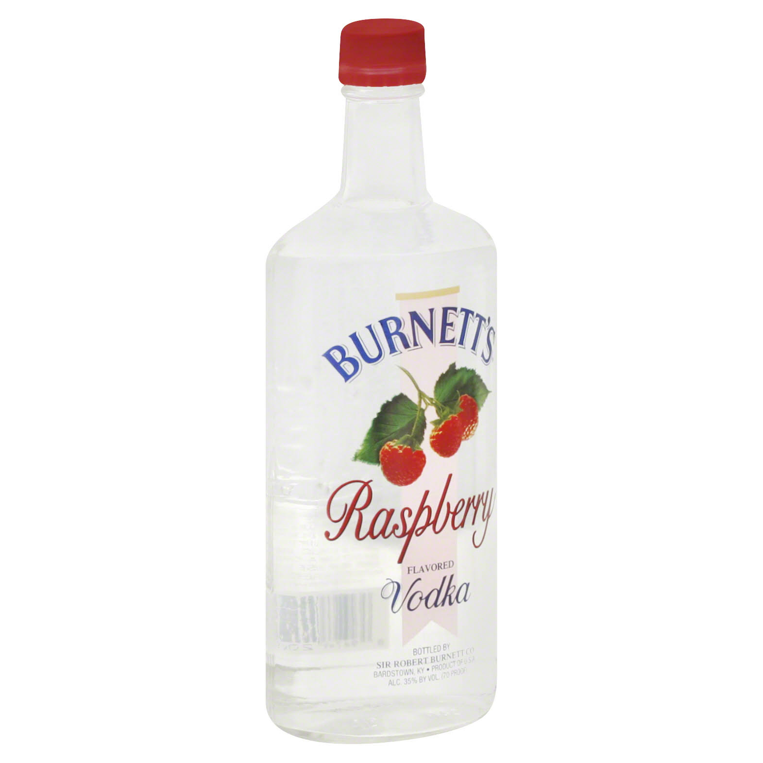 Burnetts Vodka, Raspberry Flavored - 750 ml