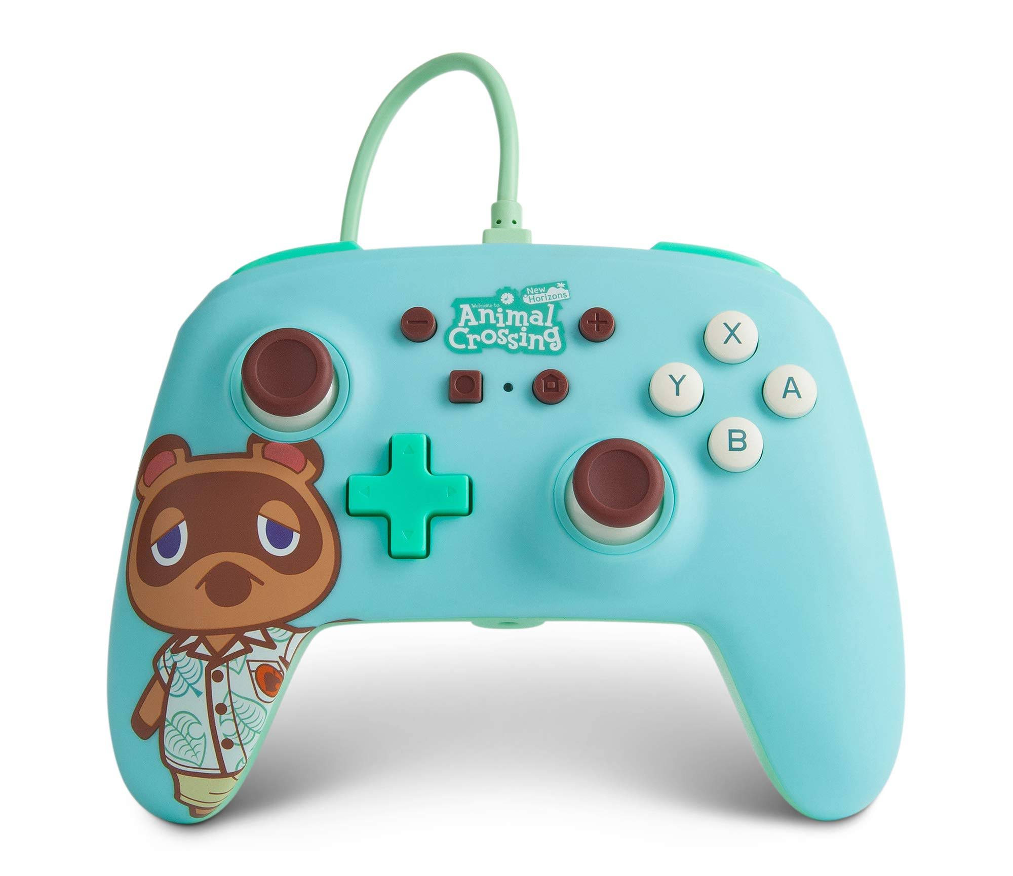 PowerA Enhanced Animal Crossing Tom Nook Wired Controller for Nintendo Switch