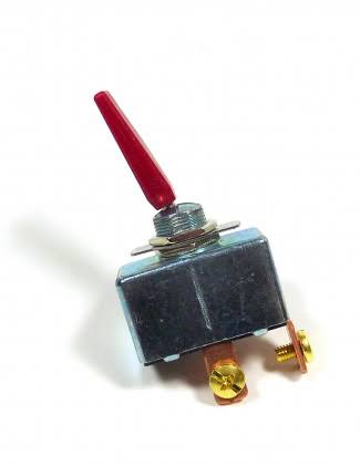 Toggle SPST Auto Red Switch 50A 12VDC