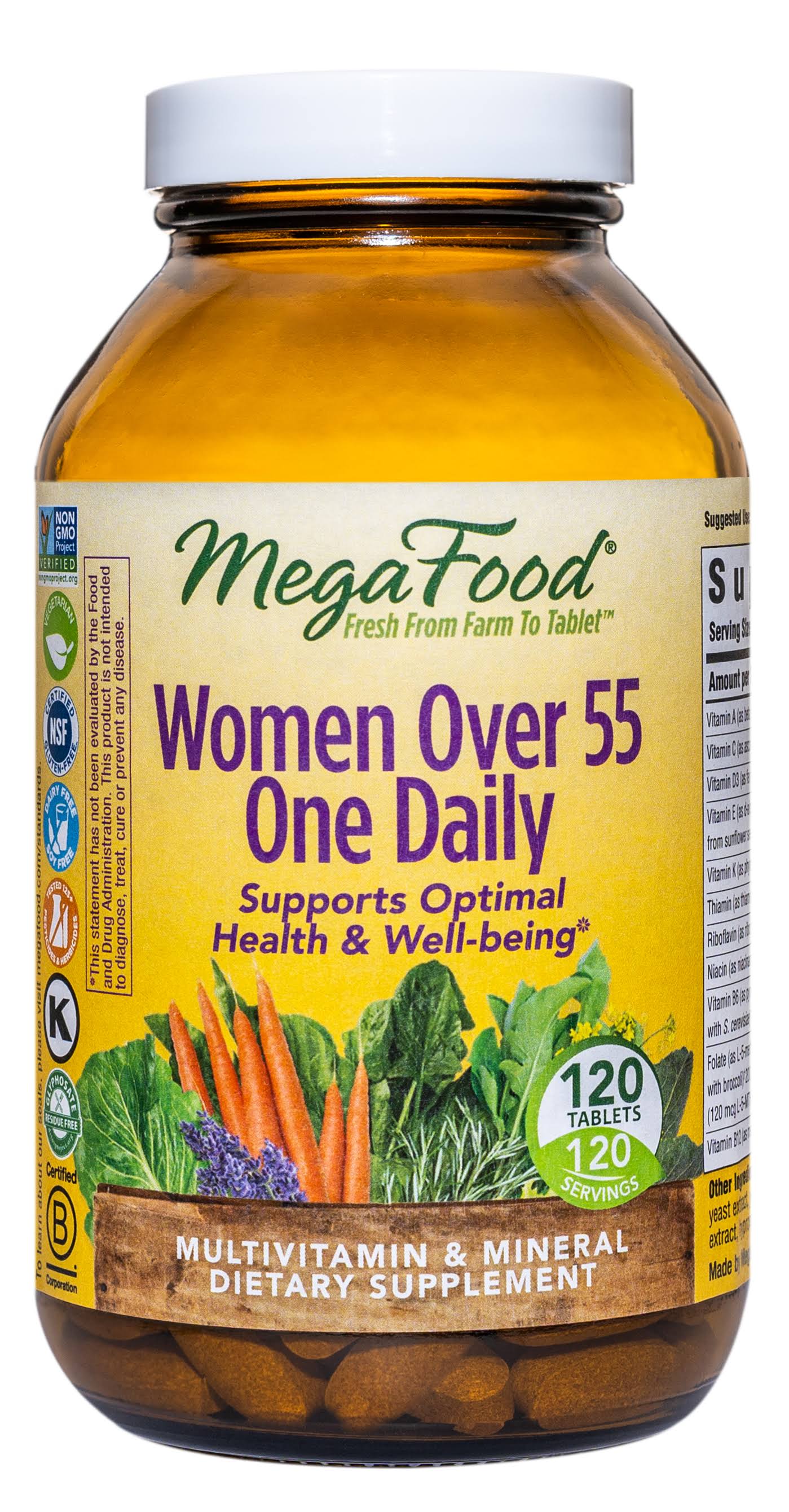 MegaFood - Women Over 55 One Daily - 120 Tablets