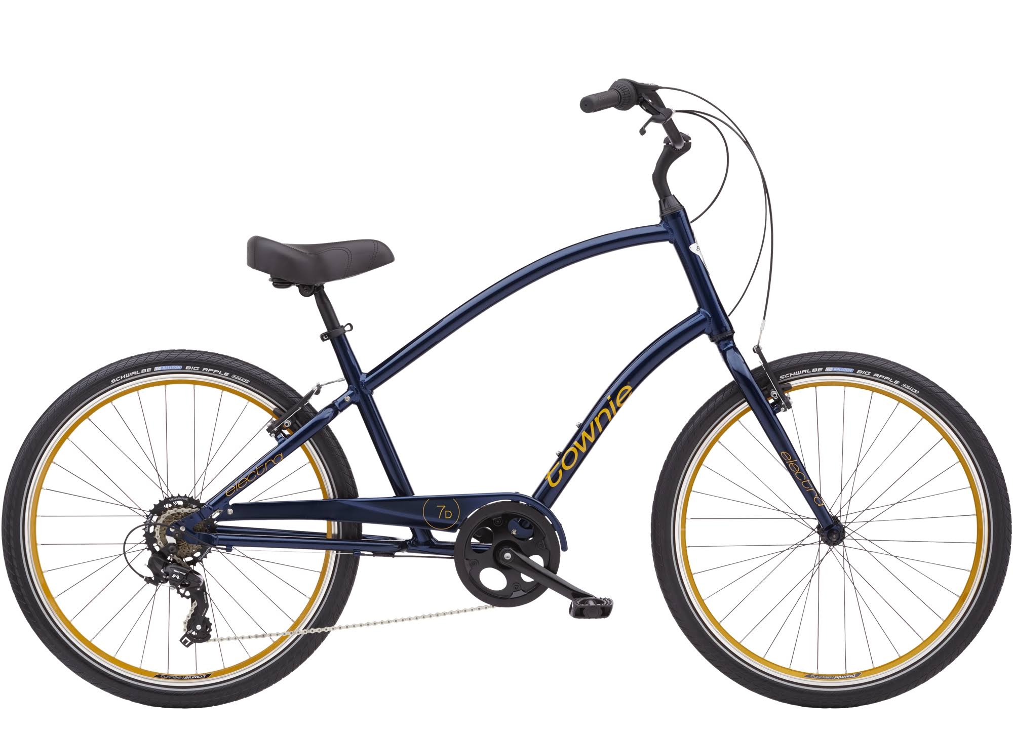 Electra Men's Townie 7D Step-Over 5850, Oxford Blue / 26" Wheel