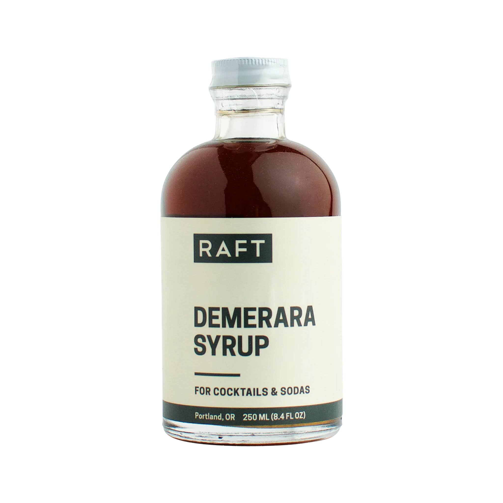 Raft Demerara Syrup For Cocktails and Sodas, 250ml