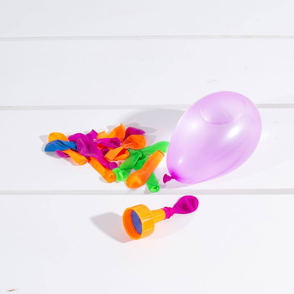 Sunny Dayz Refresh Water Balloon with Pumper (Multi Colour)