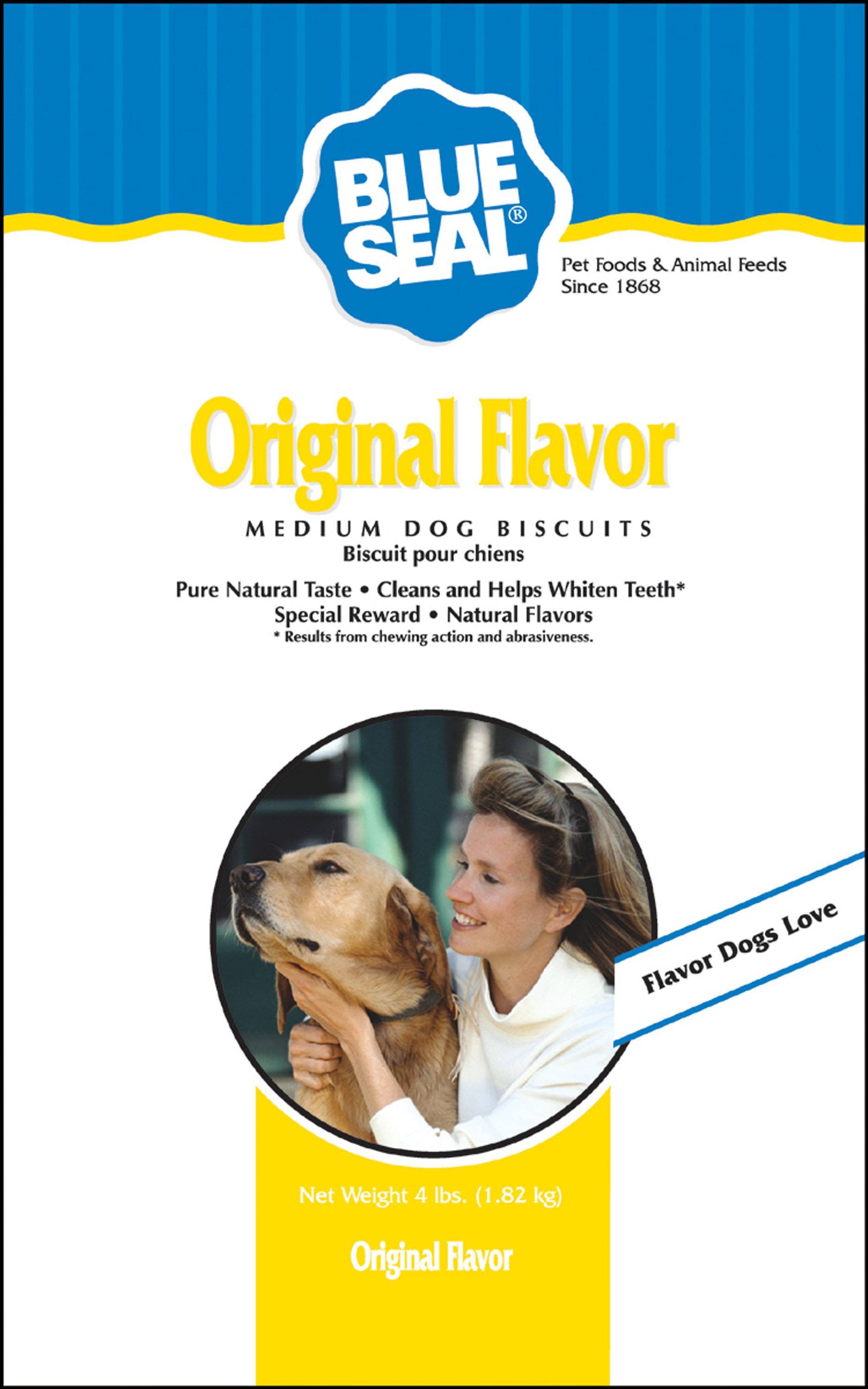 Kent Nutrition Blue Seal Original Flavor Dog Biscuit - Medium Dog, 4lbs