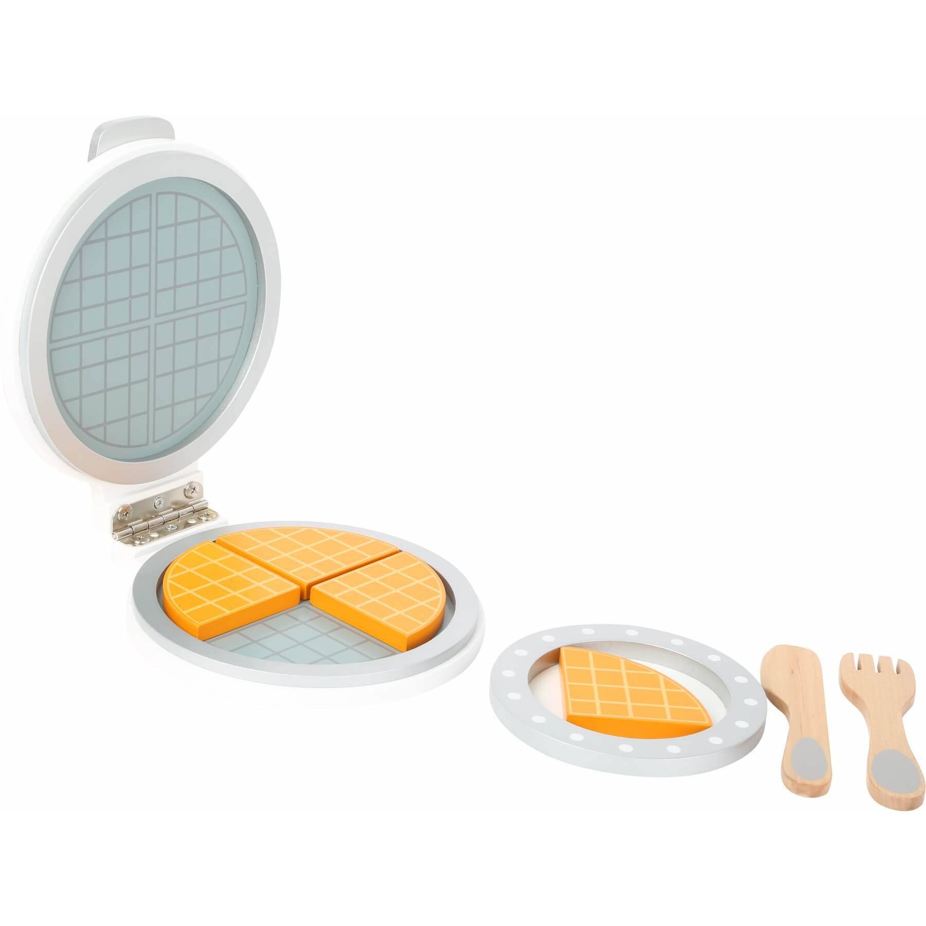 Small Foot Wooden Toys - Waffle Iron with Waffles Playset