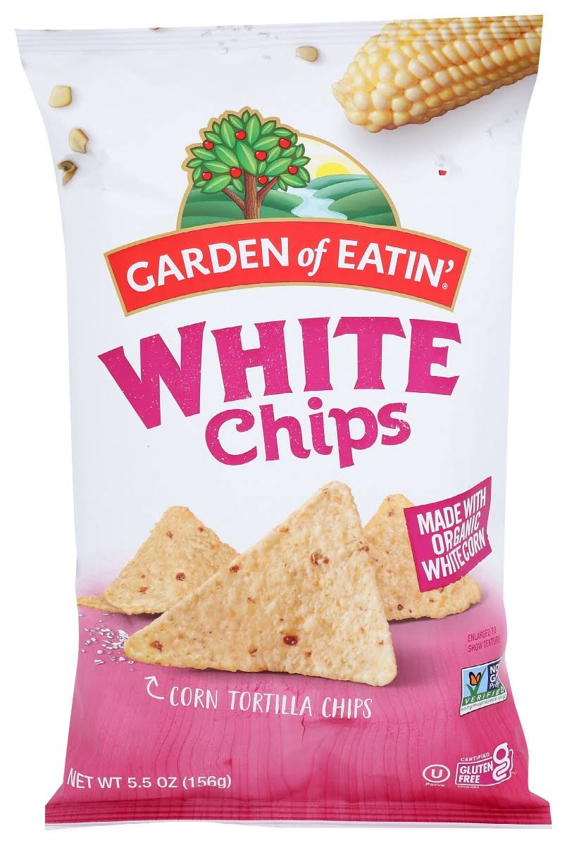 Garden of Eatin' Corn Tortilla Chips, White - 5.5 oz