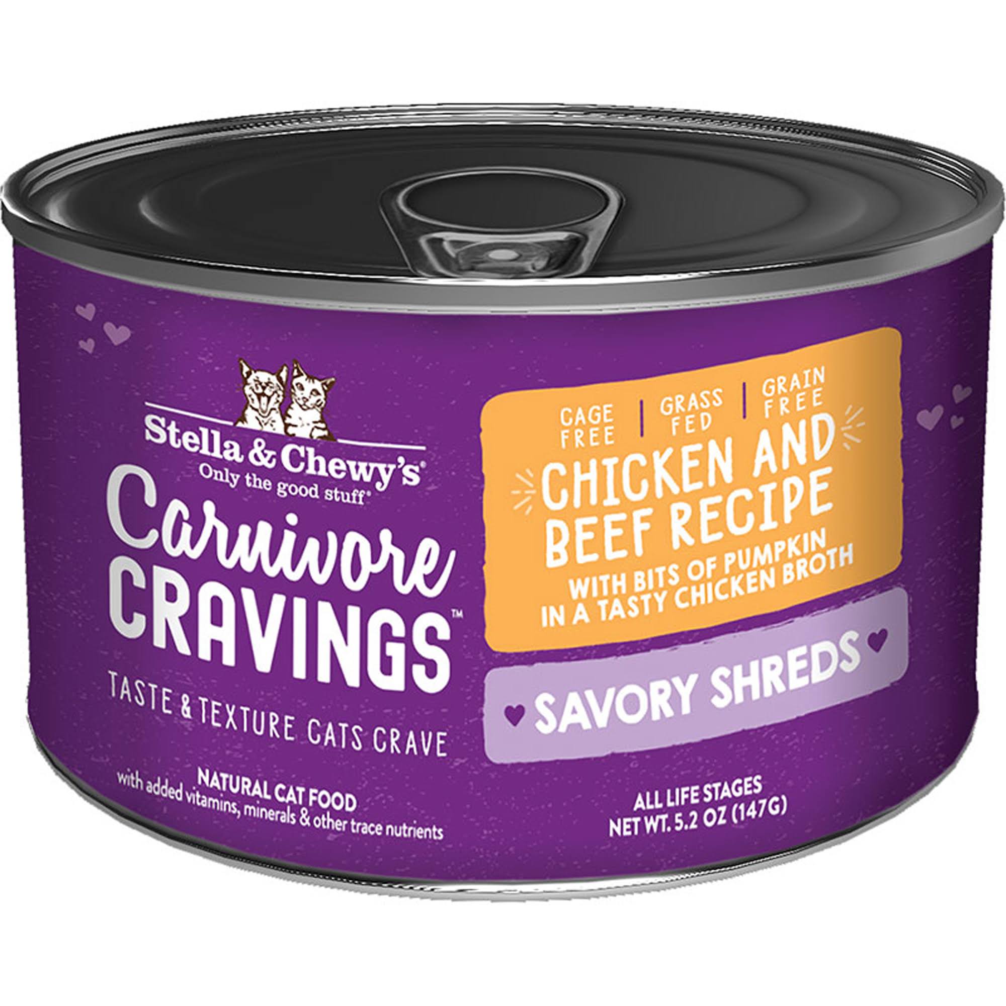 Stella & Chewy's Cat Carnivore Cravings Shred Chicken & Beef - 5.2 oz
