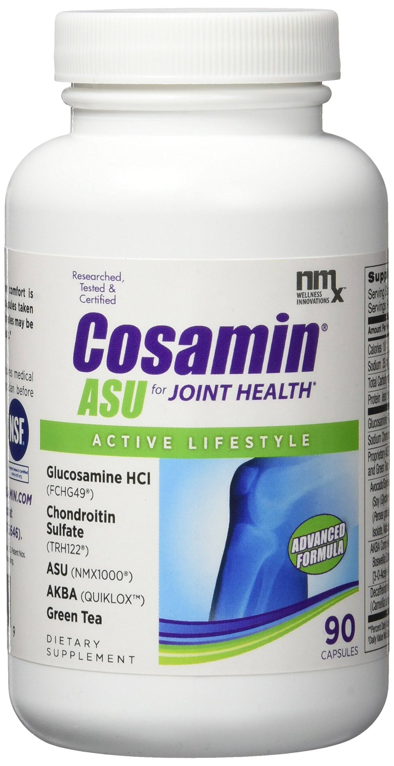 Cosamin Asu Joint Health Active Lifestyle Dietary Supplement - 90 Capsules