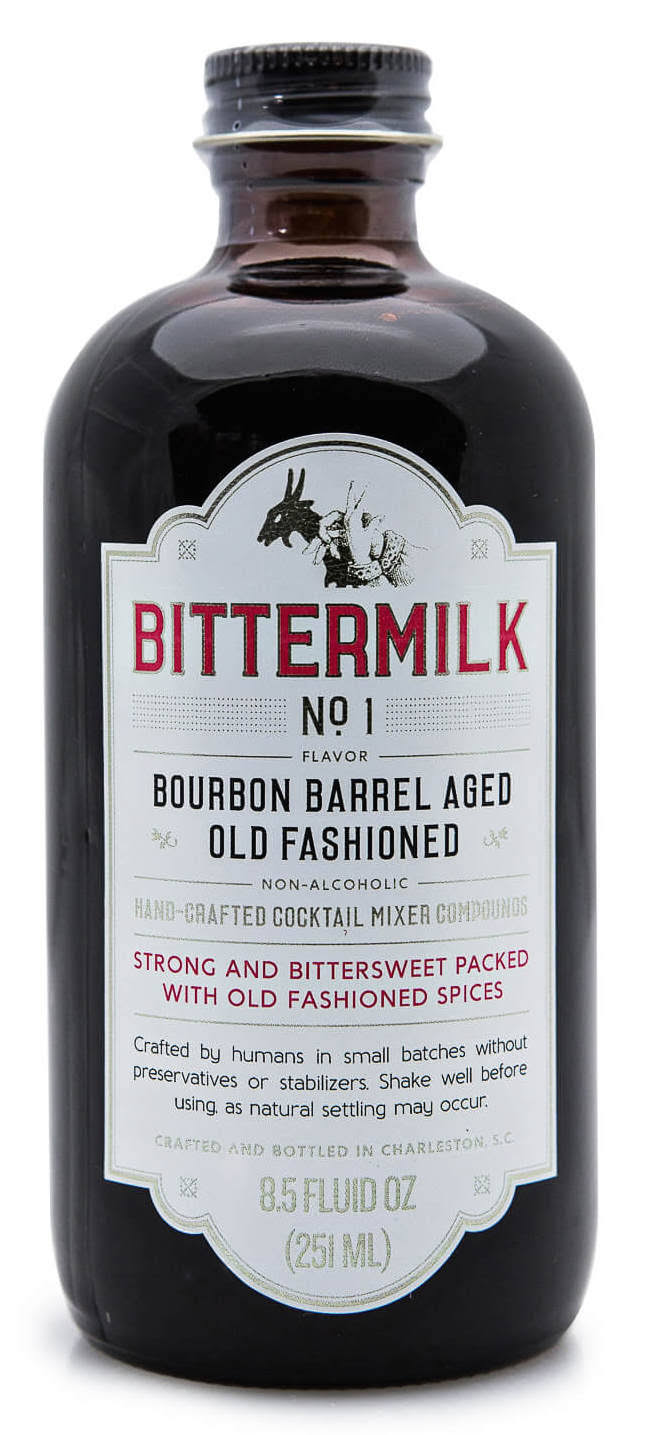 Bittermilk No.1 Bourbon Barrel Aged Old Fashioned Cocktail Mix - 8.5oz