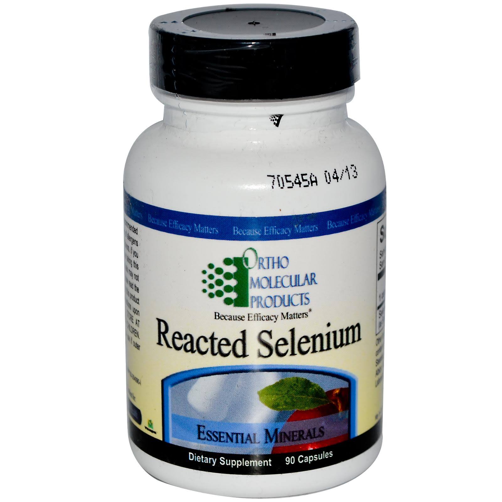 Ortho Molecular Reacted Selenium Dietary Supplement - 90ct