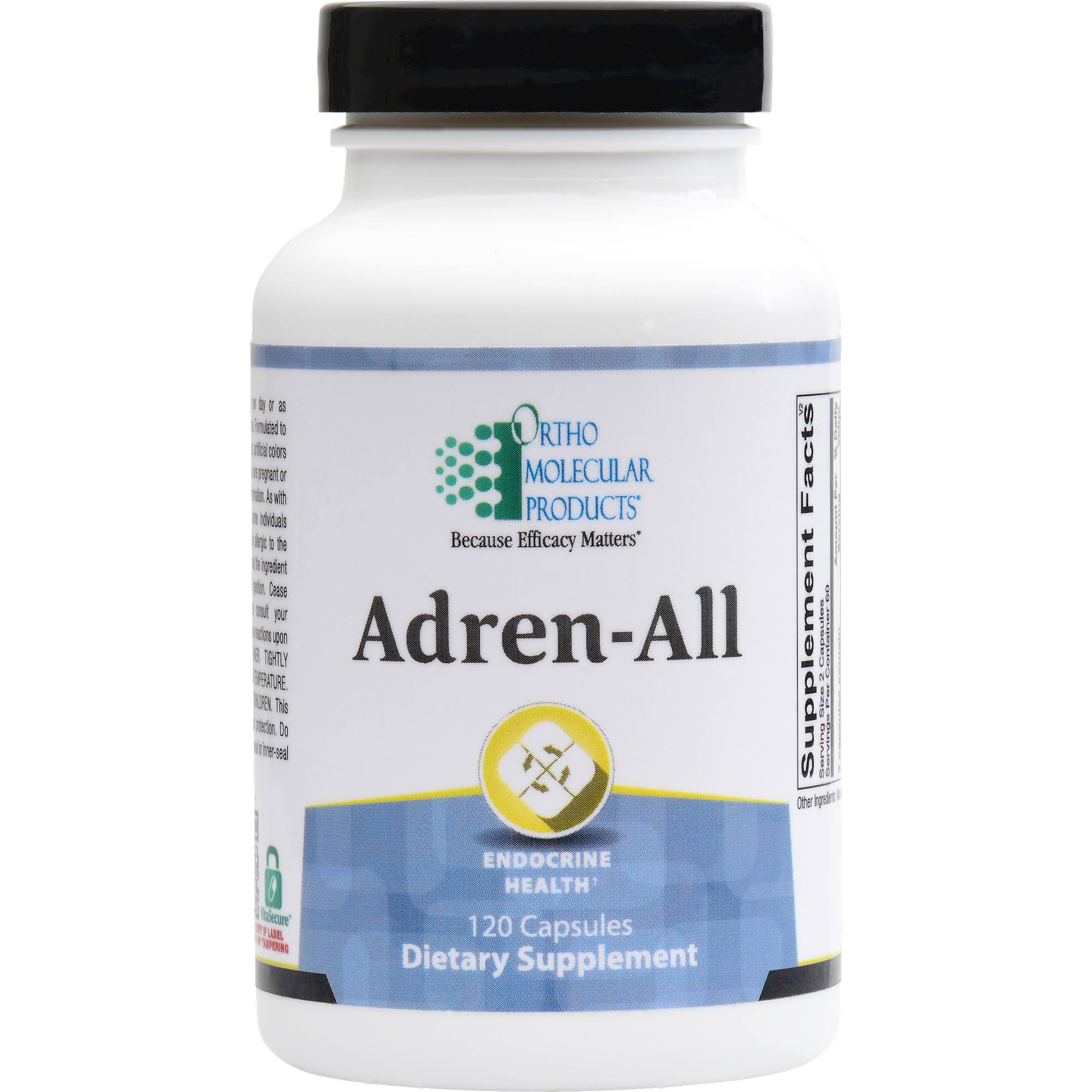 Ortho Molecular Adren-All Supplement - 120 Capsules