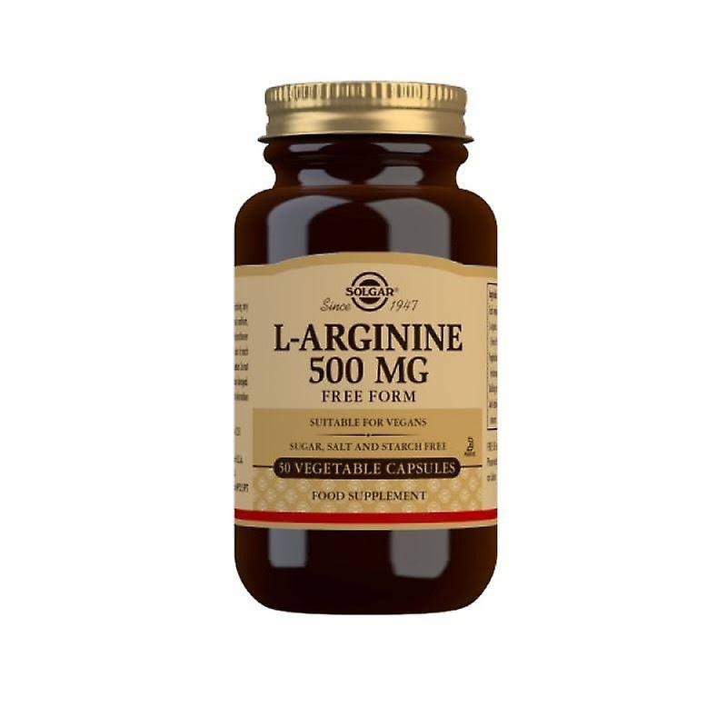 L-Arginine Dietary Supplement - 50 Capsules