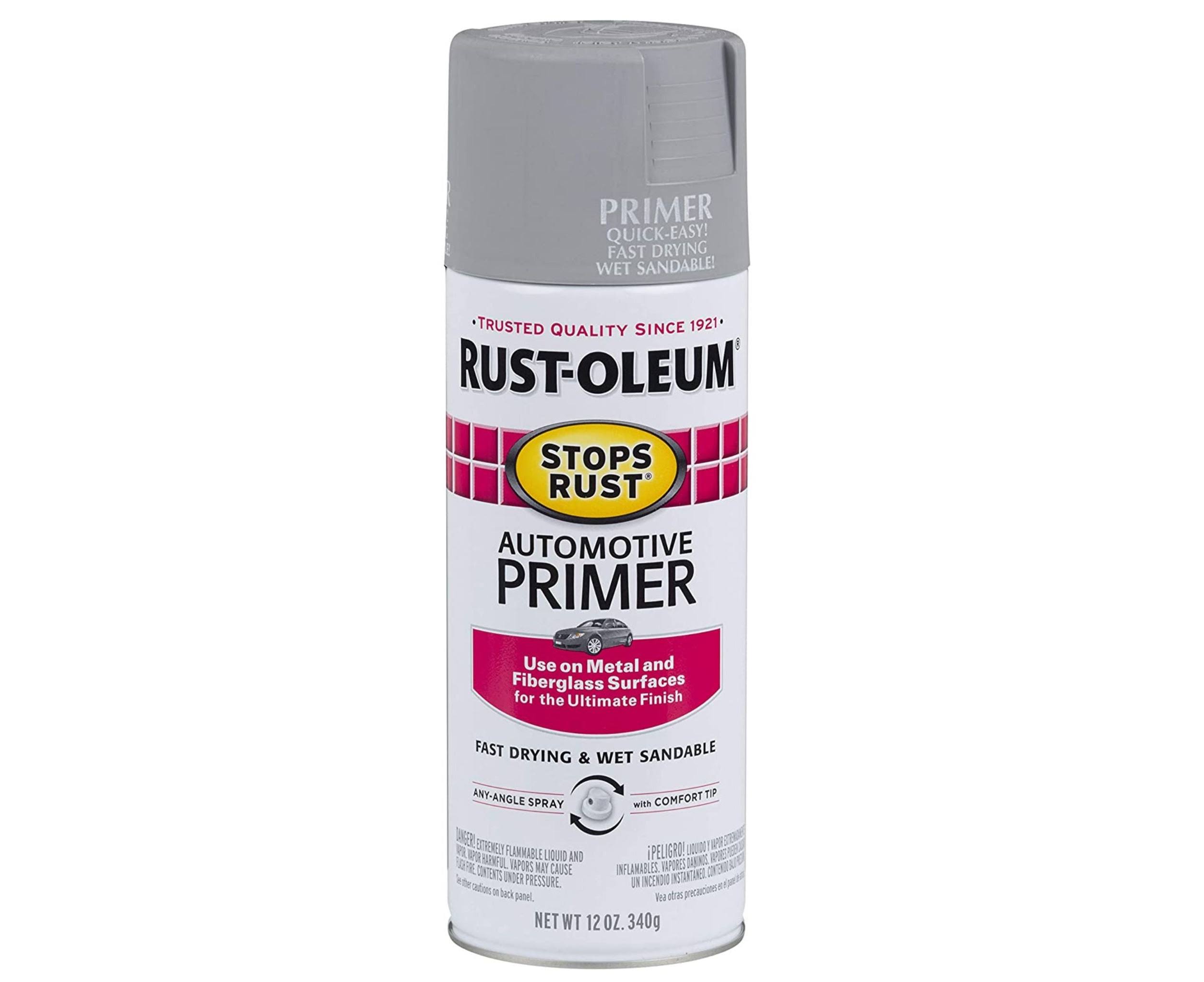 Rust-Oleum Stops Rust Light Gray 12 Oz. Spray Automotive Paint Primer 2081830