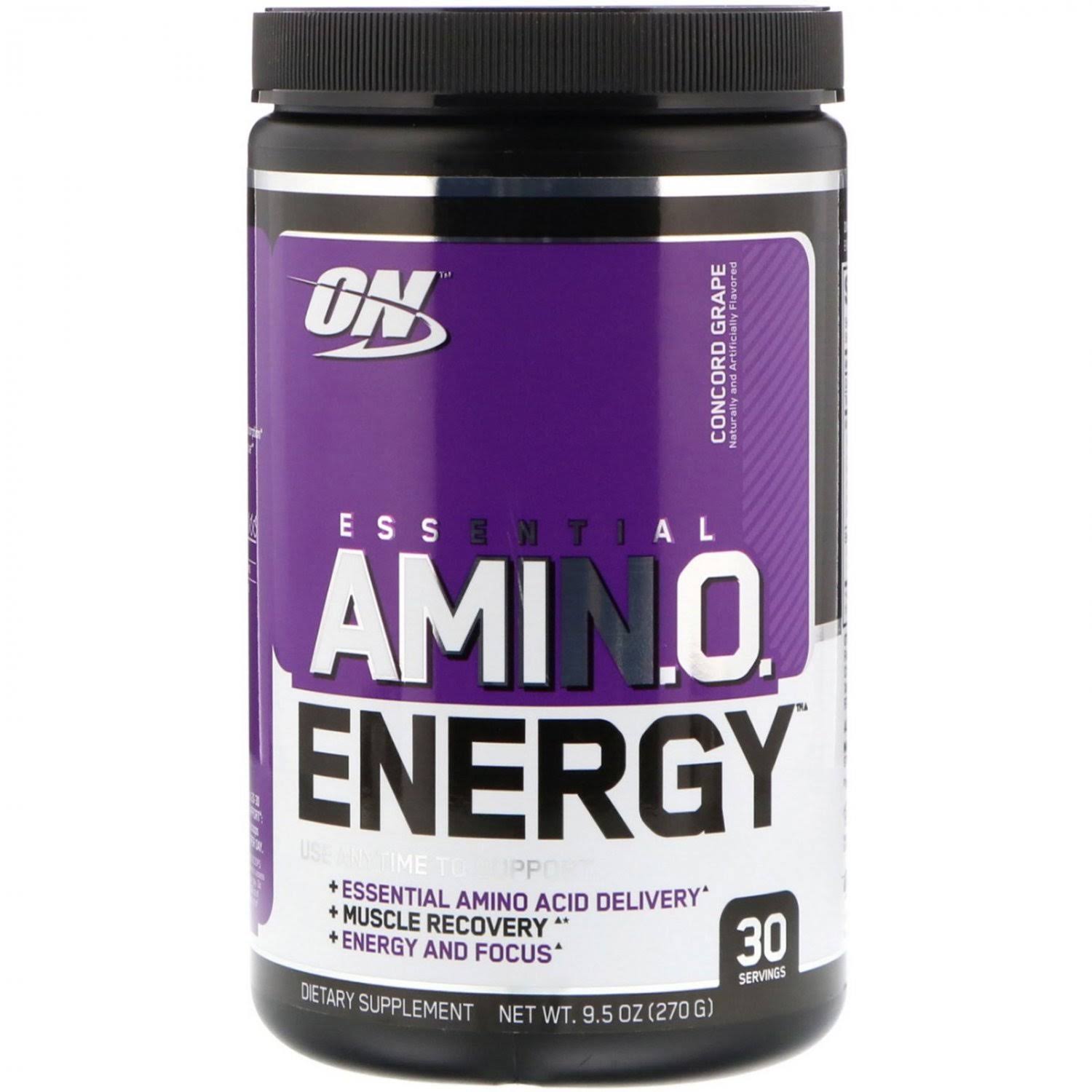 Optimum Nutrition Essential Amino Energy Concord Grape - 30 Servings