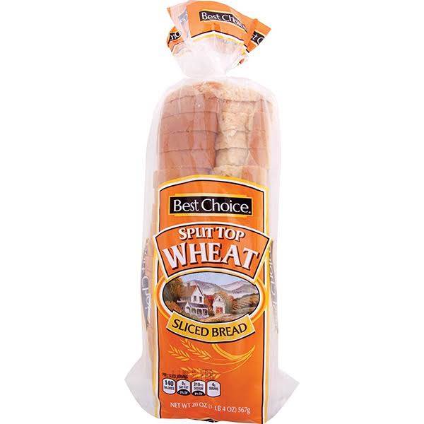 Best Choice Wheat Bread - Split Top, 20oz