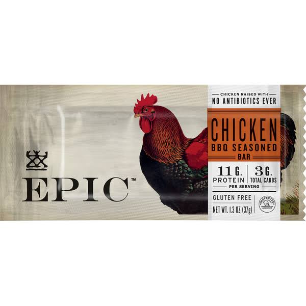 Epic BBQ Seasoned Bar, Chicken - 1.3 oz