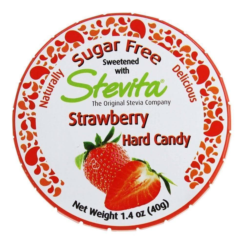 Stevita Sugar Hard Candy - Strawberry, 1.4oz