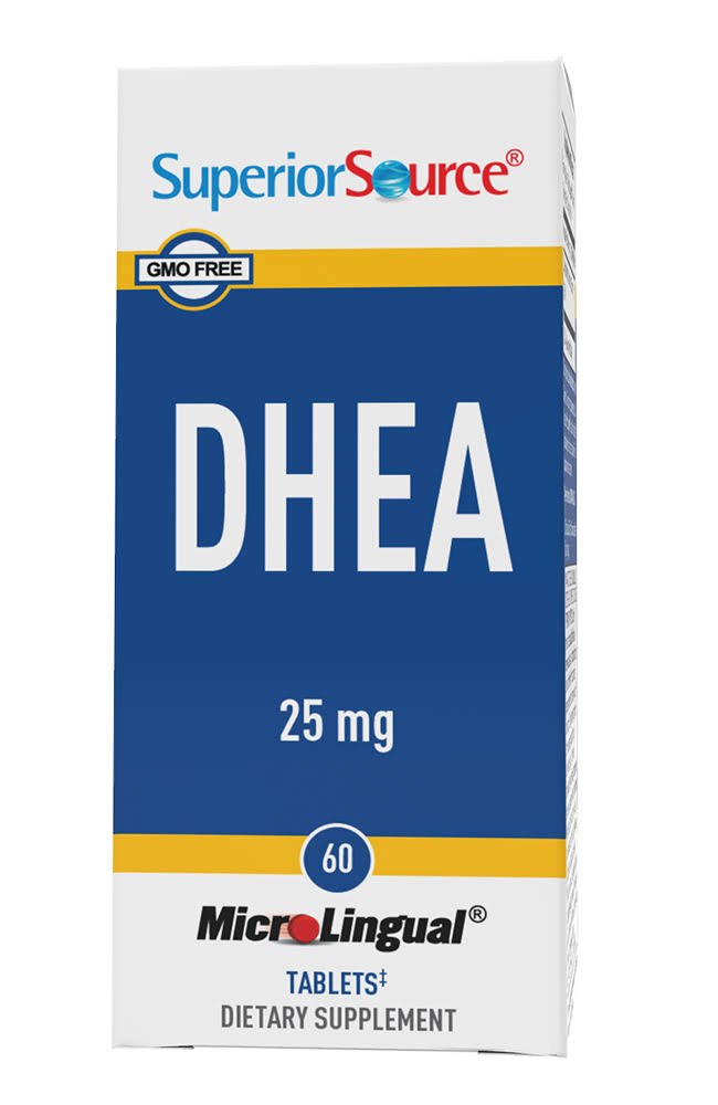 Superior Source Dhea Dietary Supplement - 25mg, 60 MicroLingual Tablets