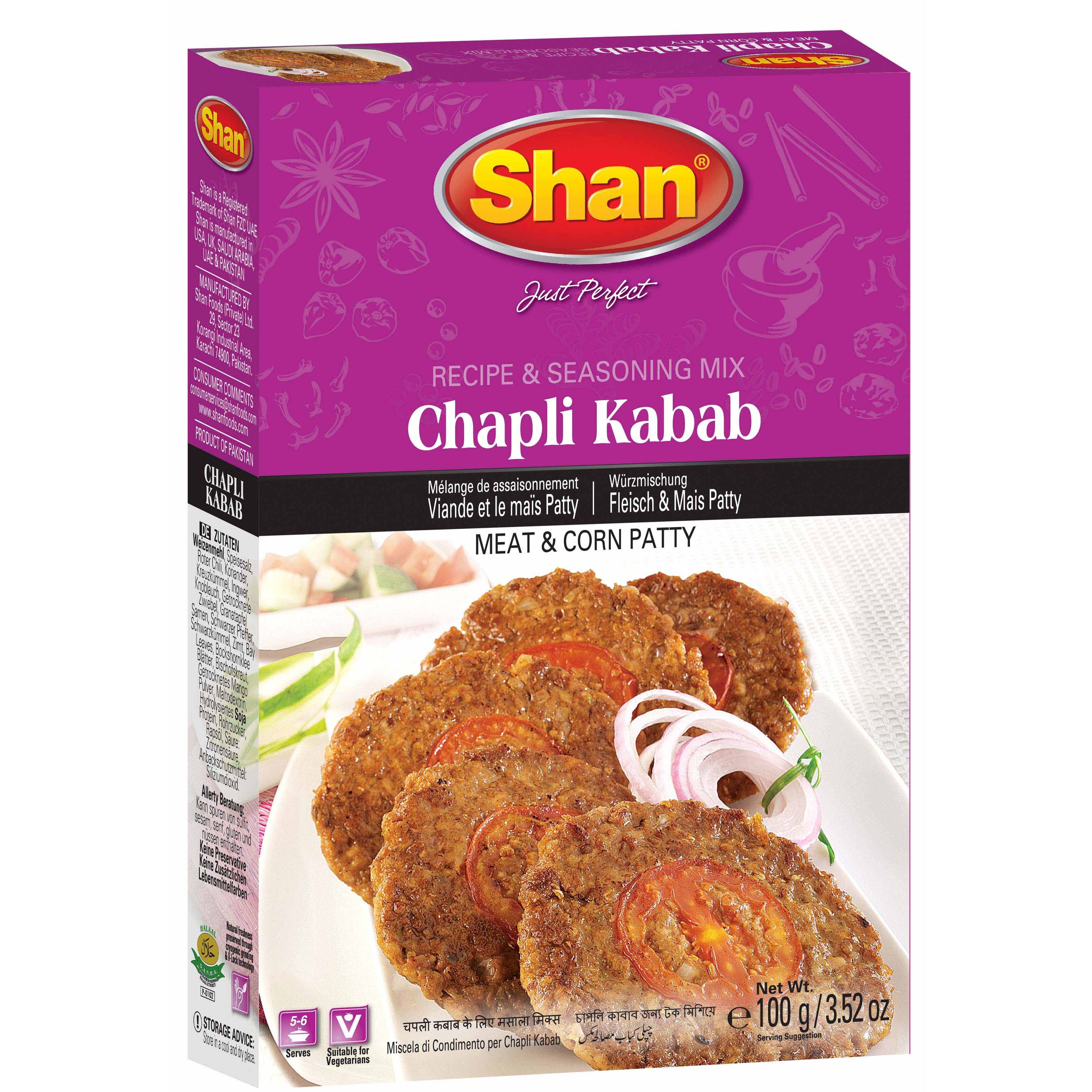 (Chapli Kabab 100g) Shan Seasoning Mix Masala