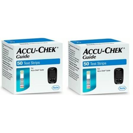 Accu-Chek Guide Glucose Blood Test Strips - 50ct