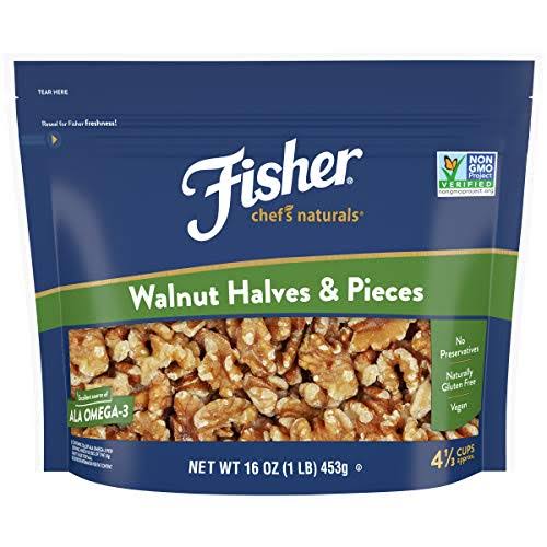 Fisher Chef's Naturals Walnut - 16oz