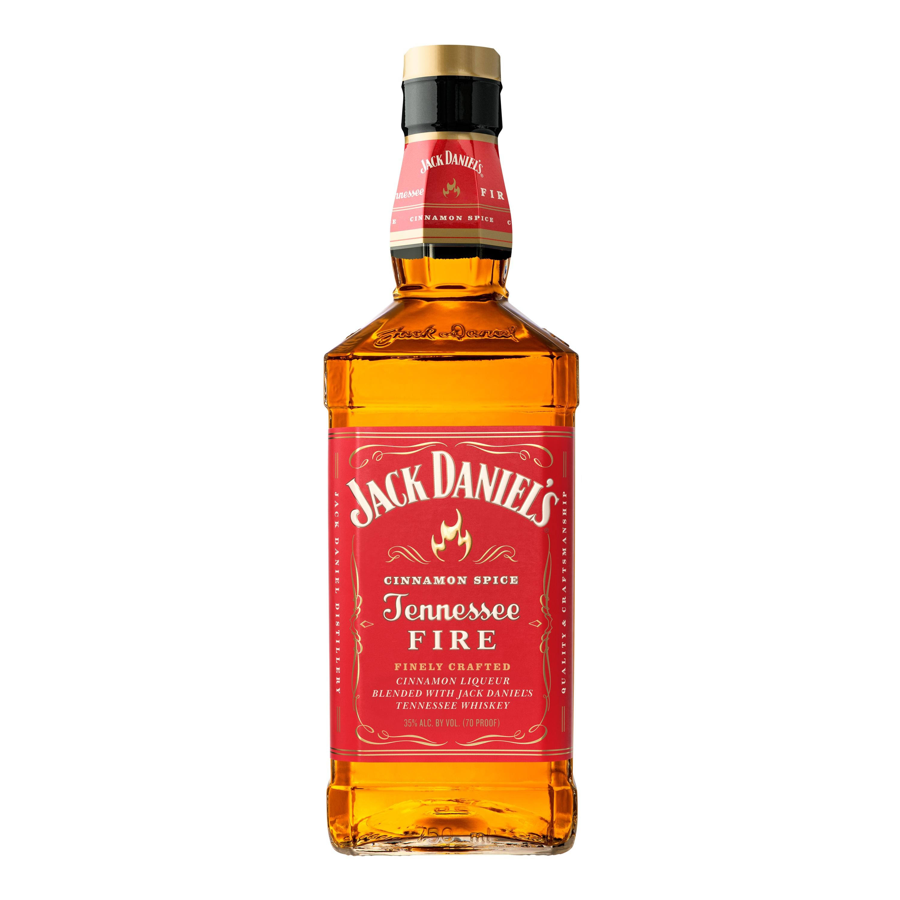 Jack Daniels Tennessee Fire Whiskey, Cinnamon Flavored Whiskey - 750 ml
