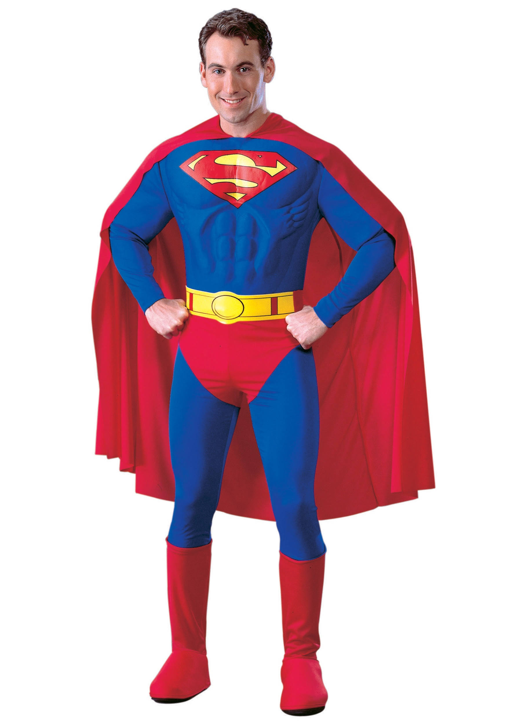 Men's Deluxe Superman Muscle Chest Costume