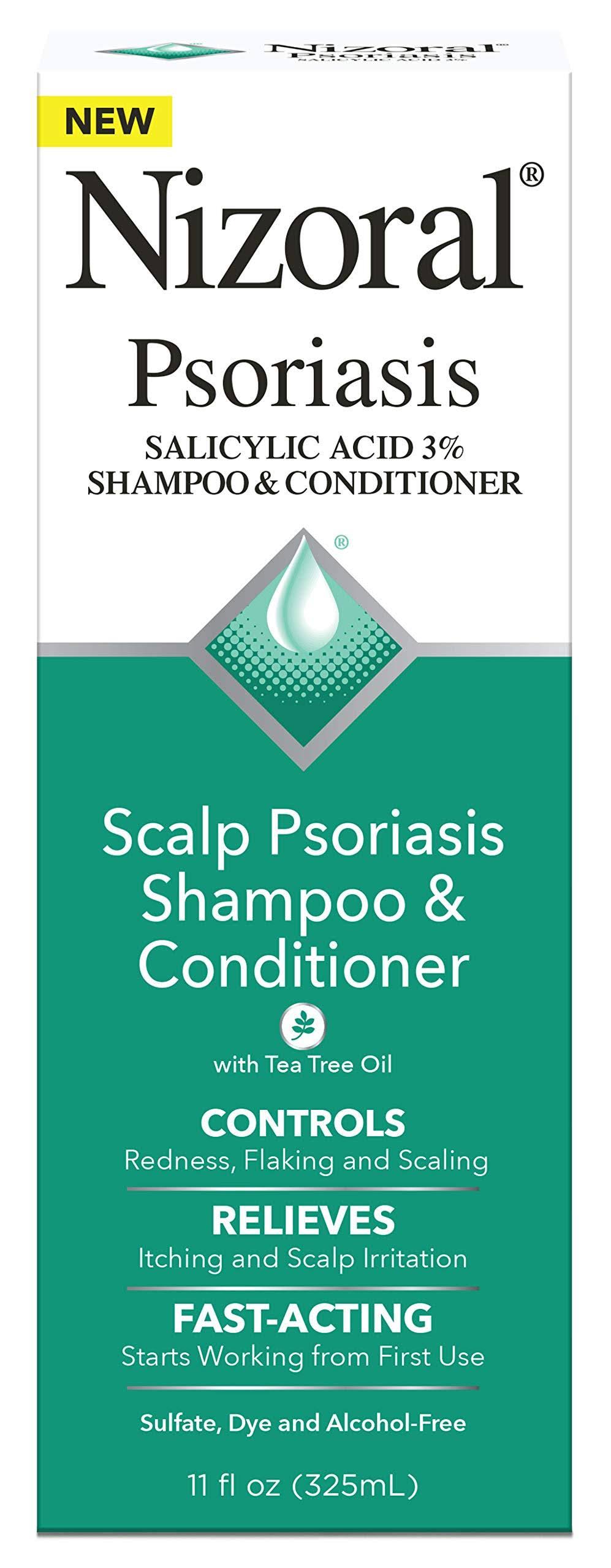 Nizoral Shampoo & Conditioner, Scalp Psoriasis, with Tea Tree Oil - 11 fl oz